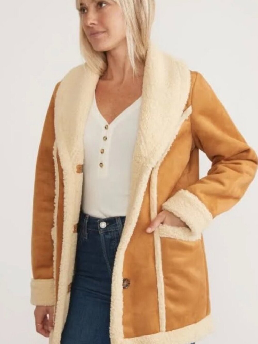 Marine Layer Penny Lane Sherpa Coat
